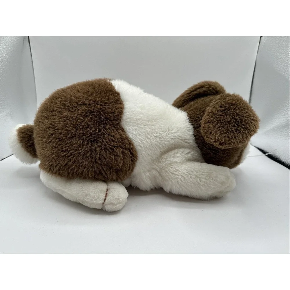 Vintage Cascade Toy‎ Rabbit Hand Puppet Brown White Plush Bunny Stuffed Animal